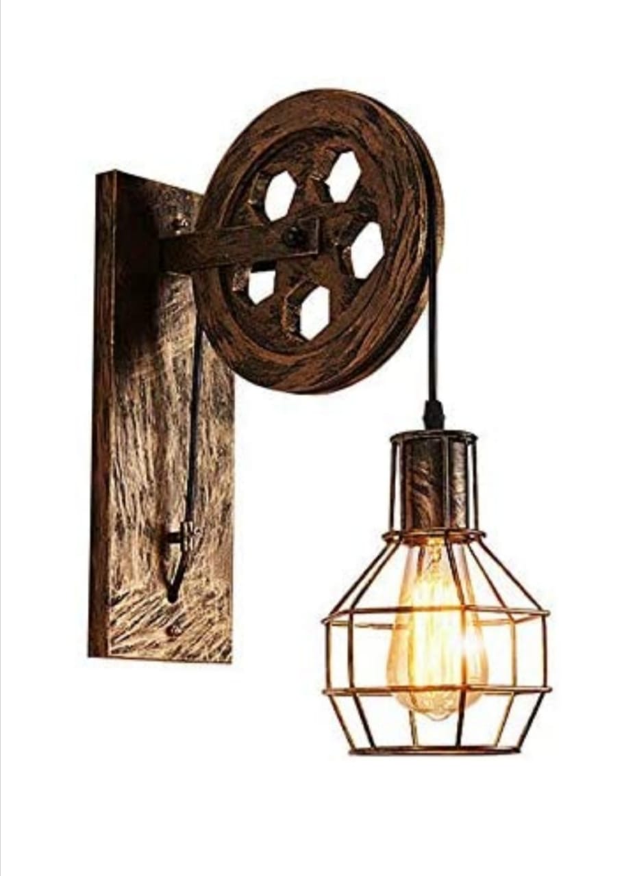 SKU : 409- Wall Wheel Light rust color