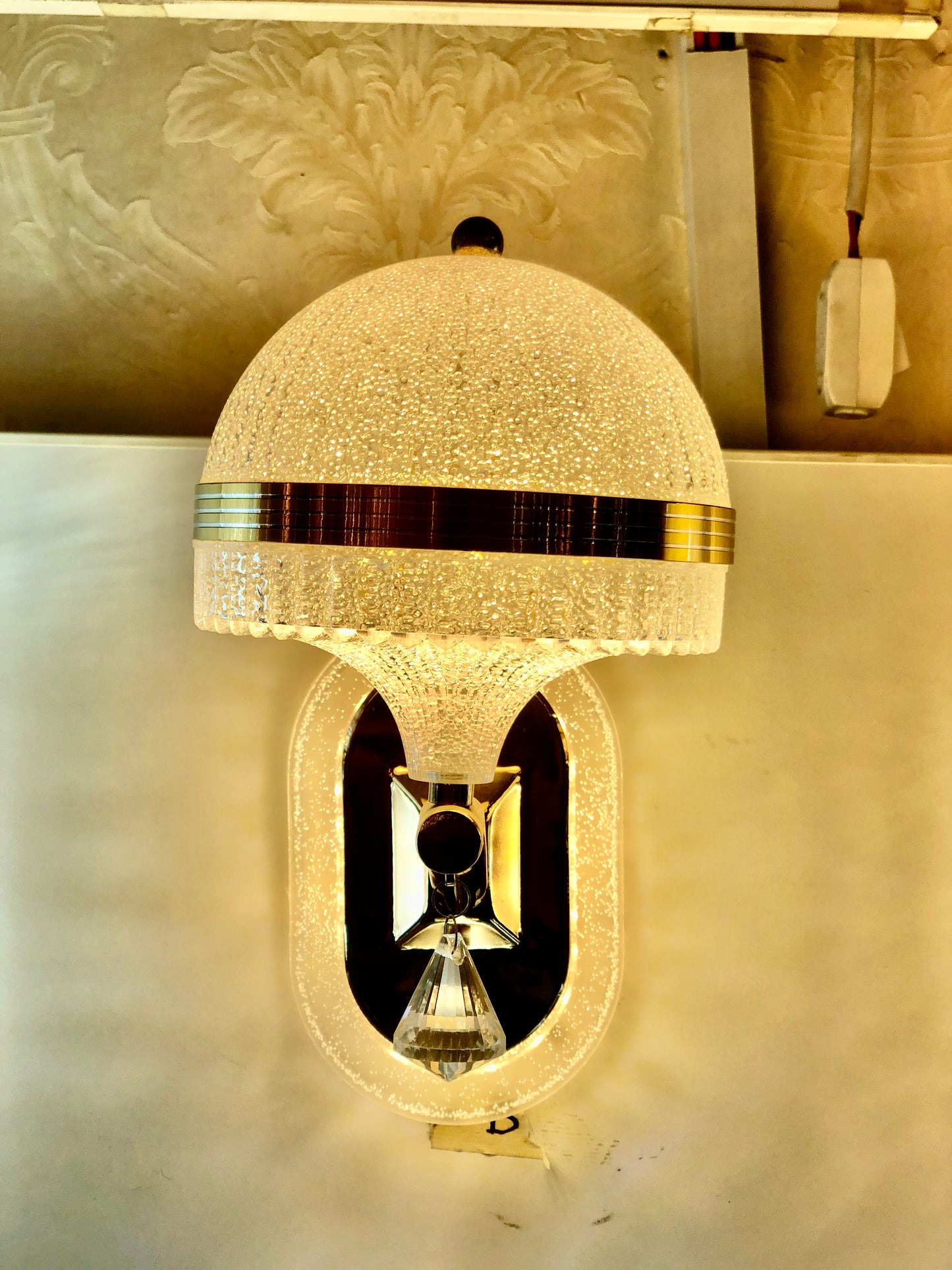 SKU : 415 - Triple light crystal Wall light (m5)