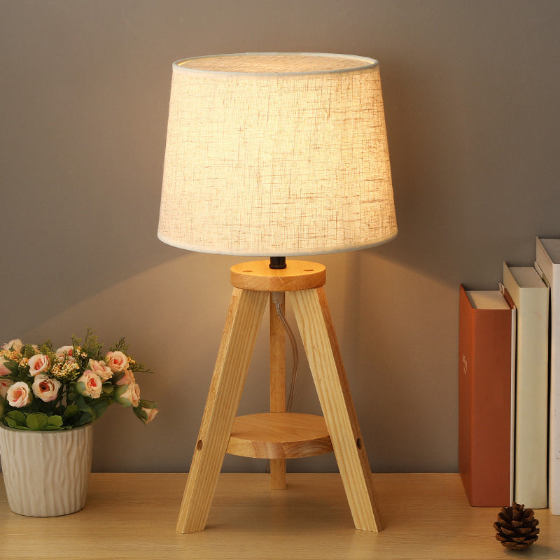 SKU : 031- Wooden Rack Table Lamp (pair)