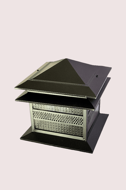 SKU - 200: Metallic Hut shaped Triple Step Gate Light