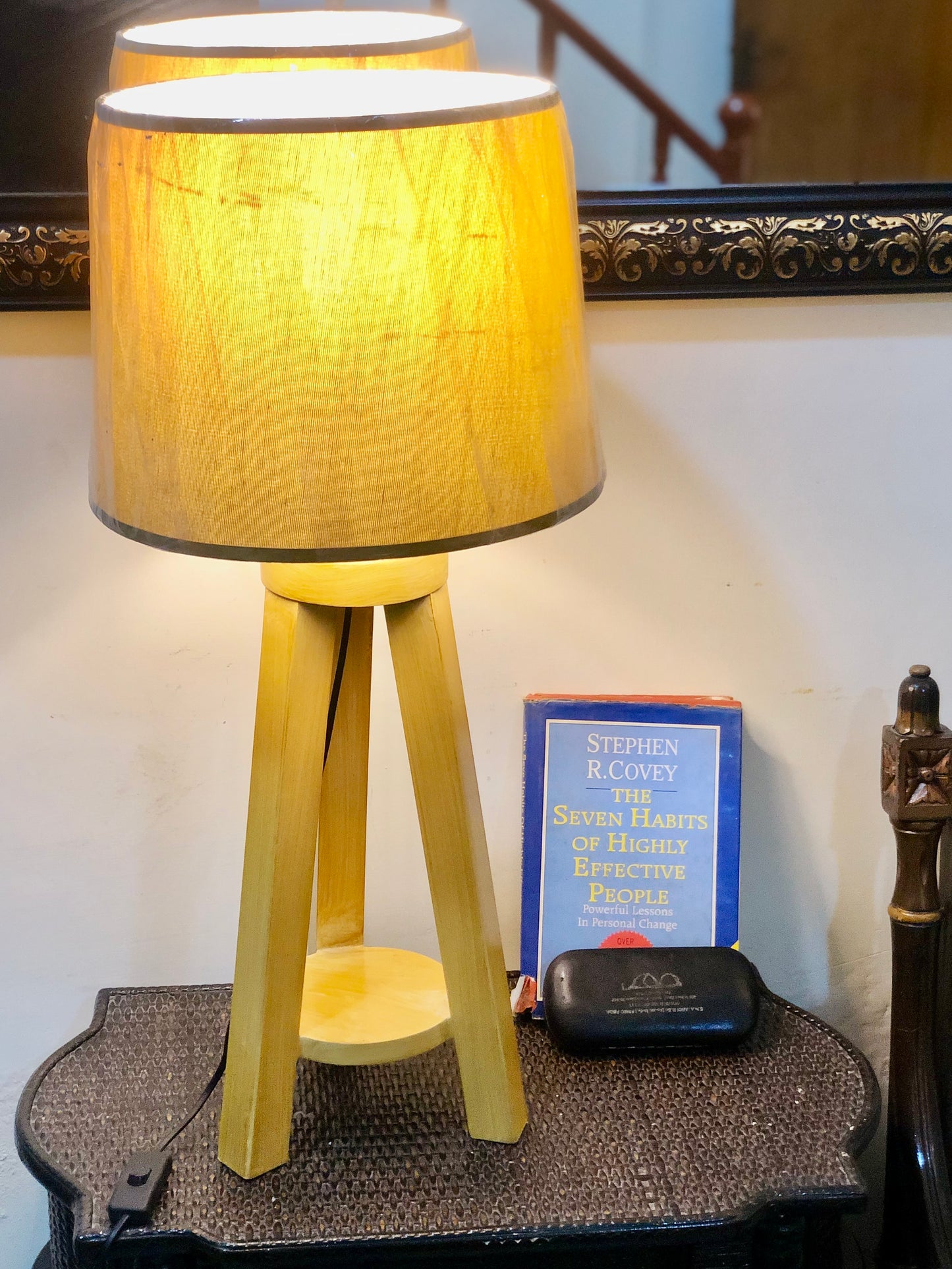 SKU : 031- Wooden Rack Table Lamp (pair)