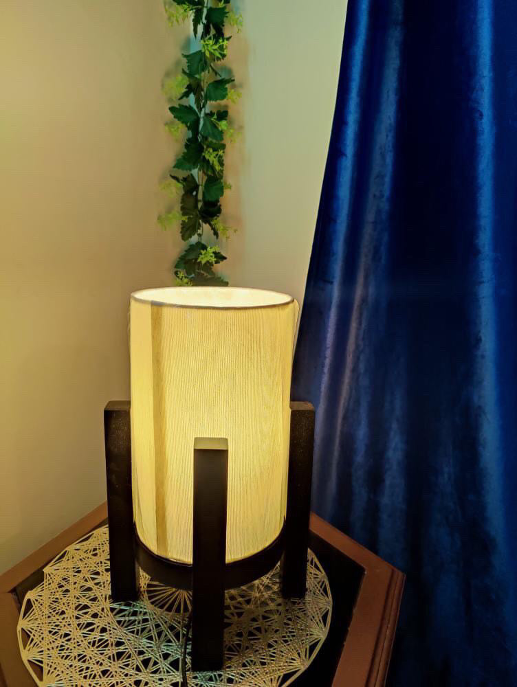 SKU : 008 - Wooden 'H' Lamp (Pair)