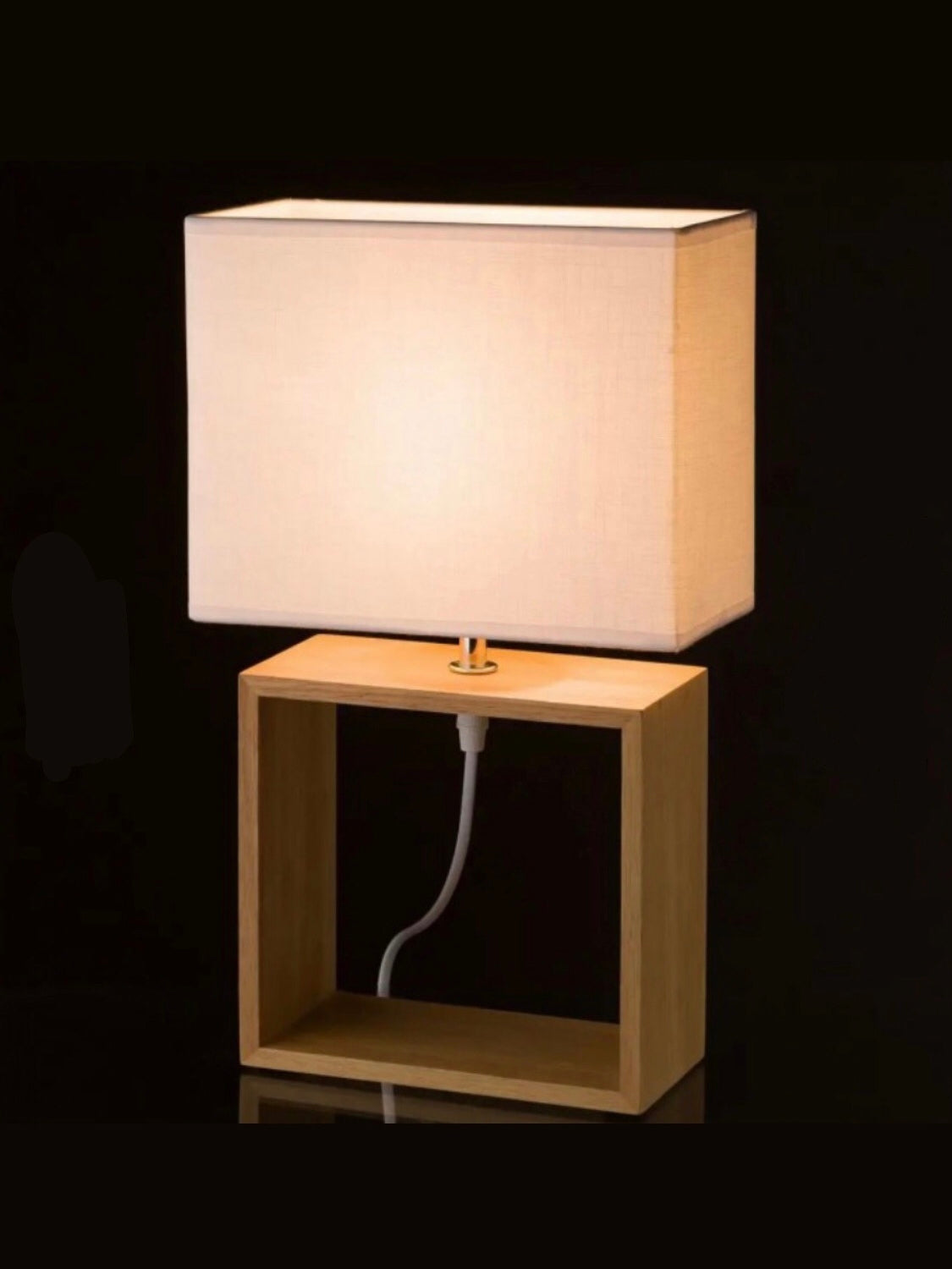 SKU : 47 -Wooden Square lamps ( Pair )