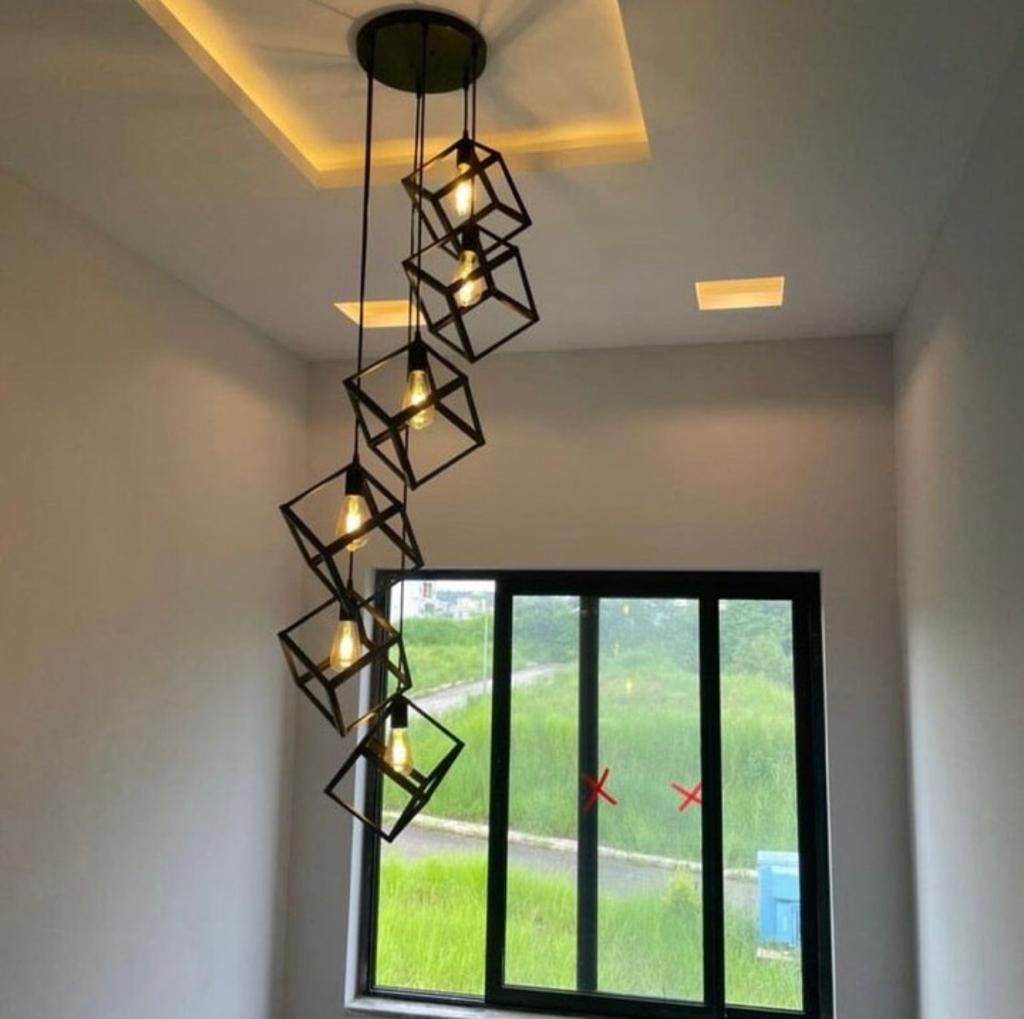 Sku - 352 : 6in1 Cube metallic Hanging