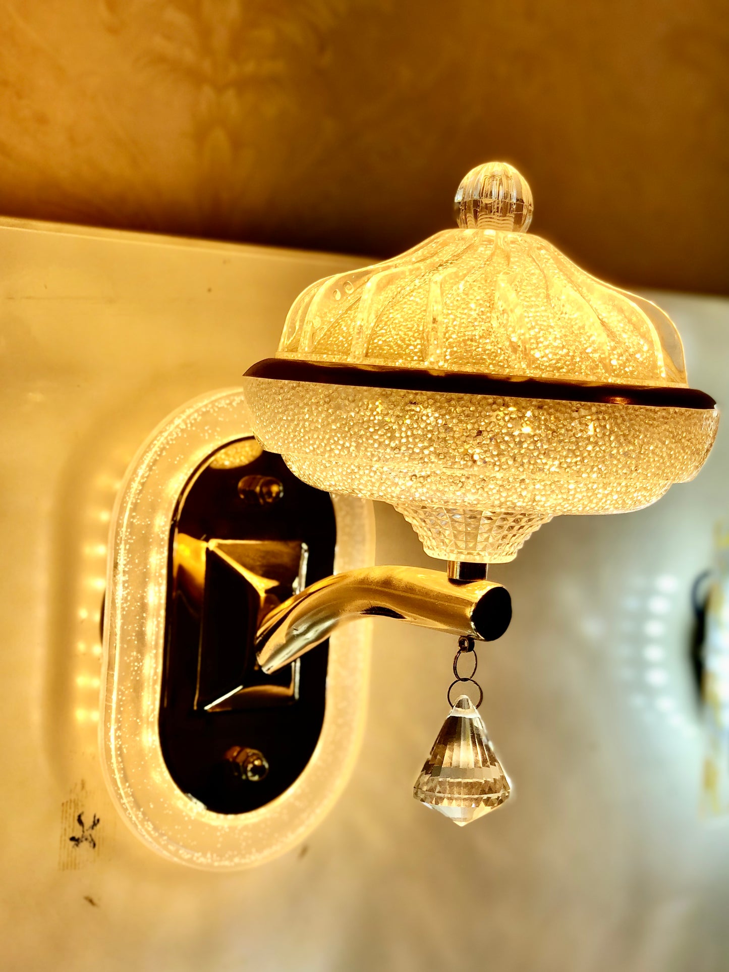 SKU : 416 - Triple light crystal Wall light (m6)