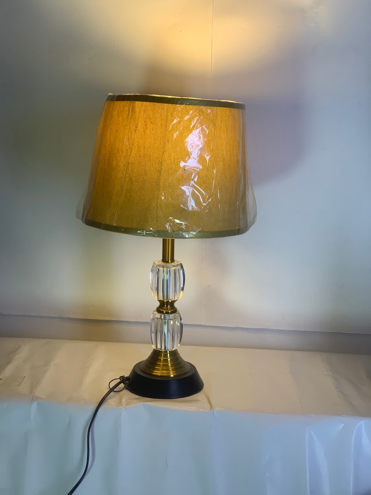 SKU : 011 -Luxury Double Crystal Lamp pair