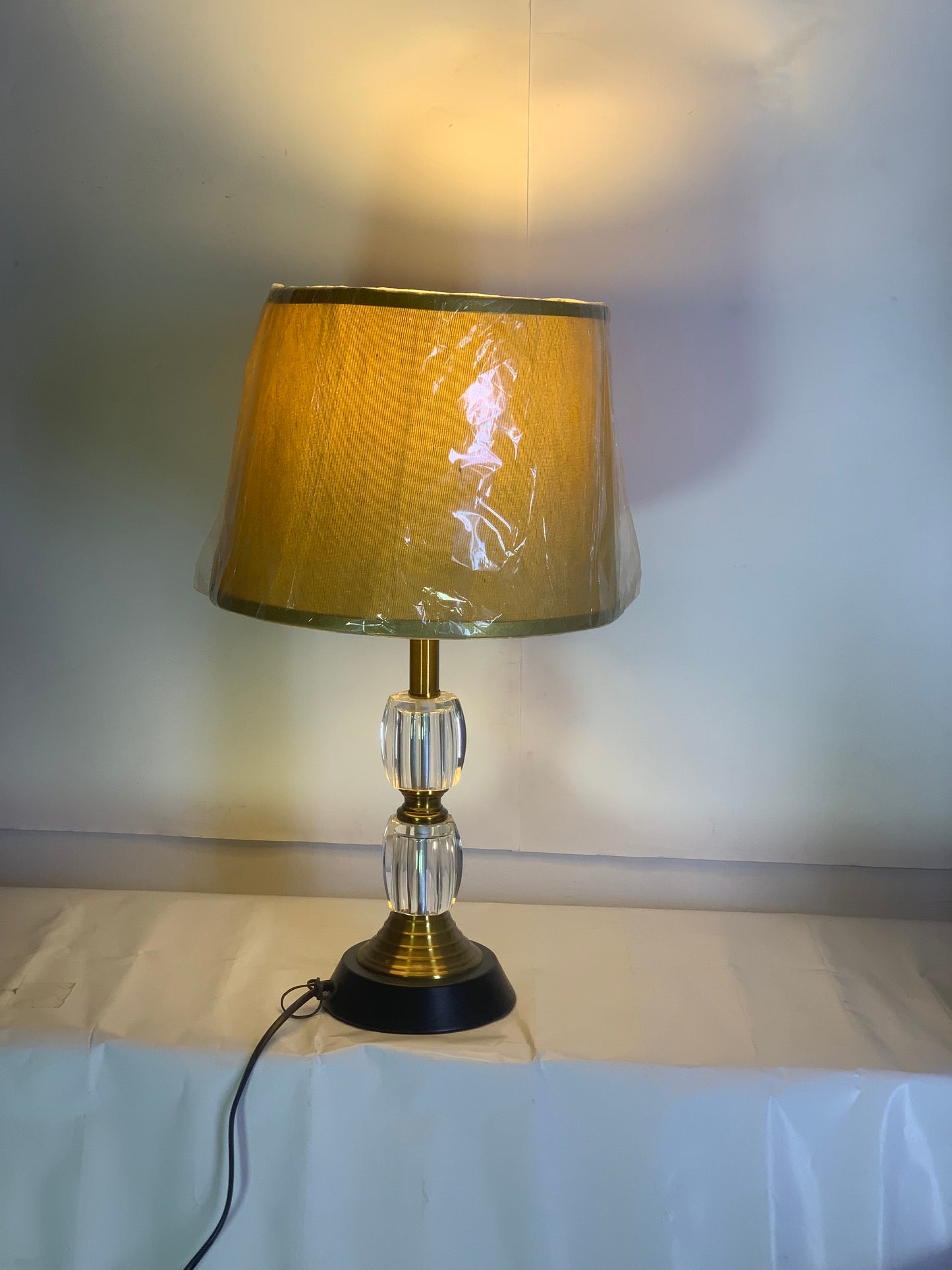 SKU : 011 -Luxury Double Crystal Lamp pair