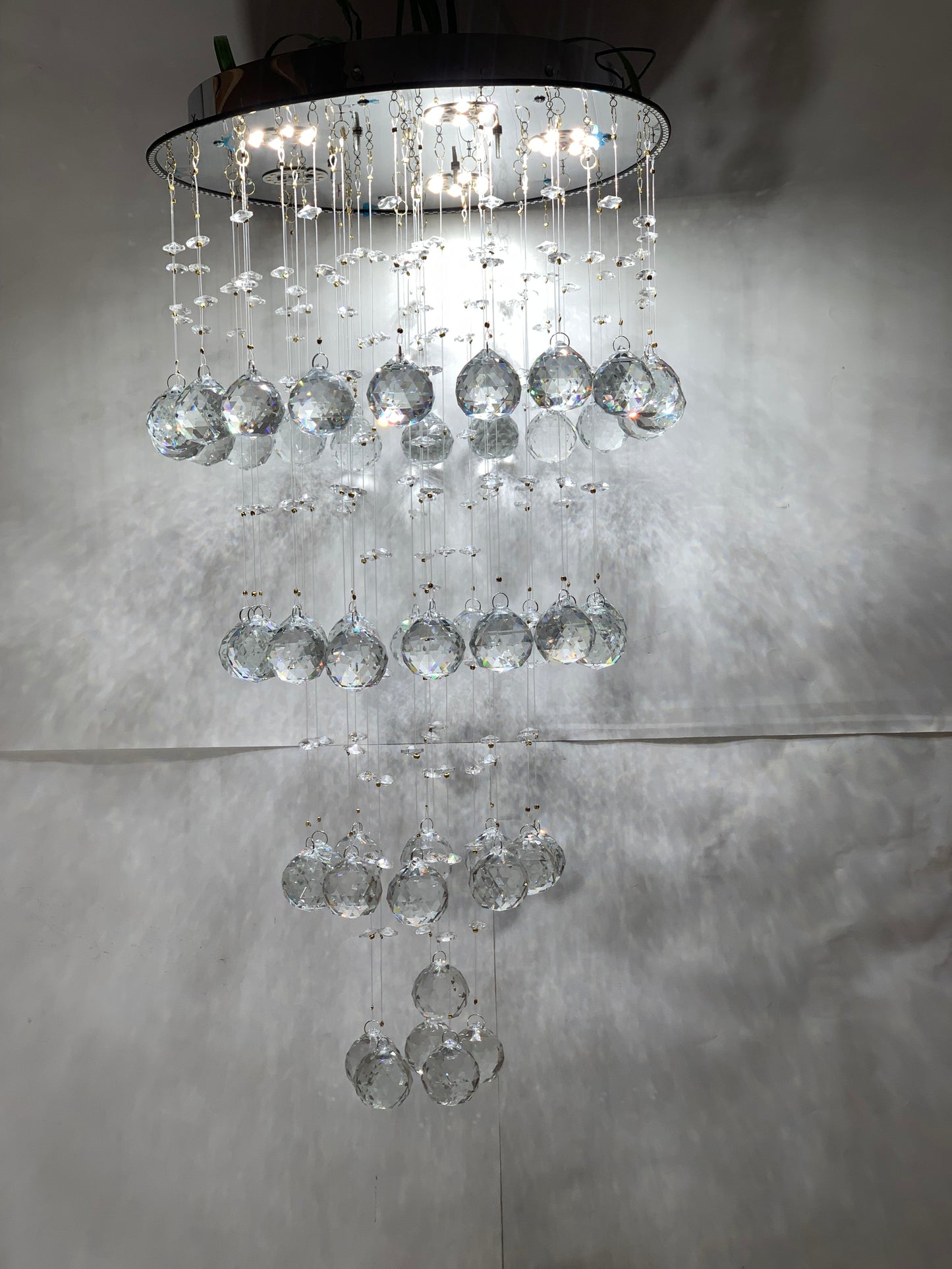 SKU: 333-Silver Chandelier with 3 colors