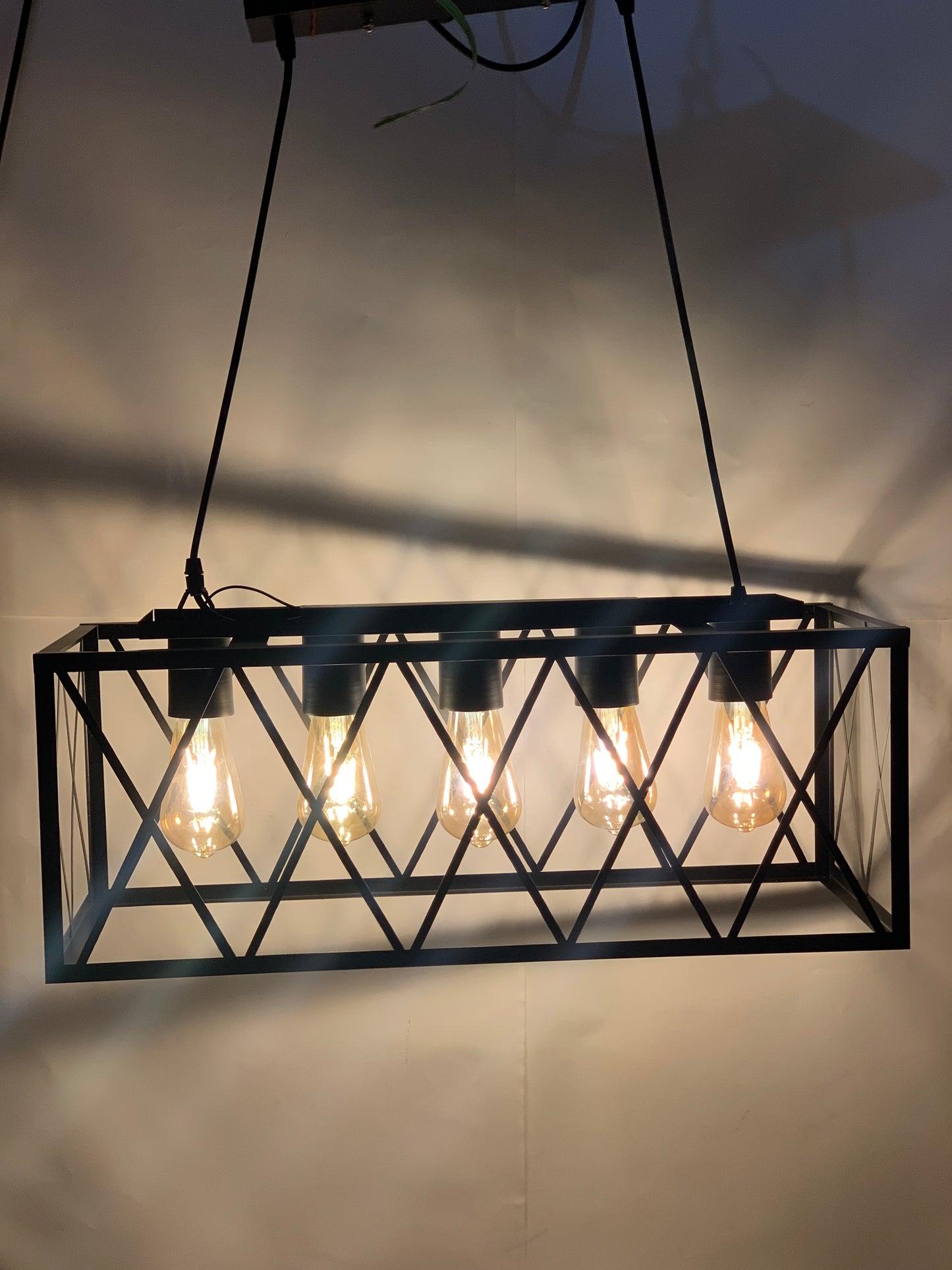 SKU: 302- Metallic 5 holders Hanging Light