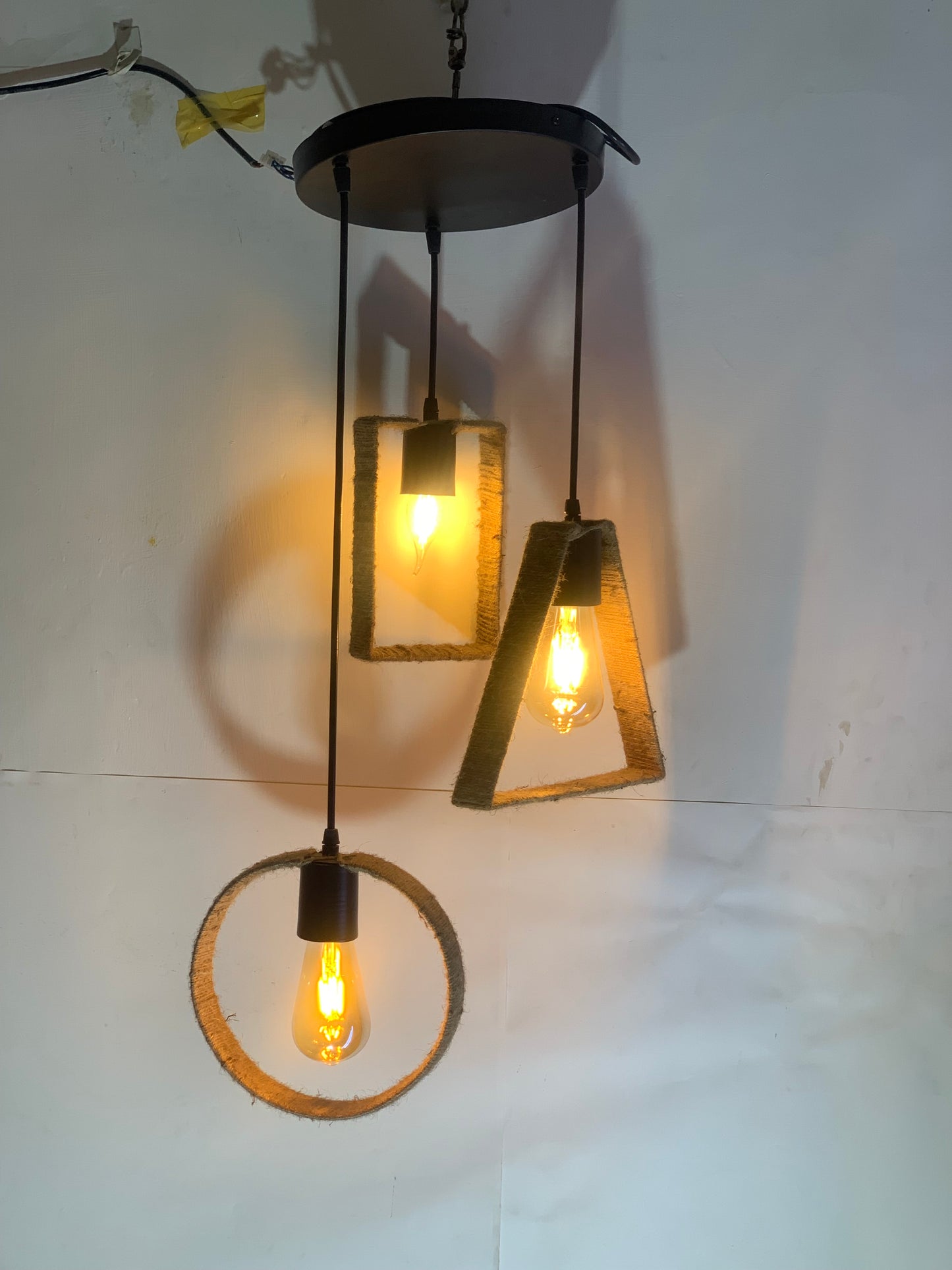 SKU: 325-Jute T-C-S Hanging Light