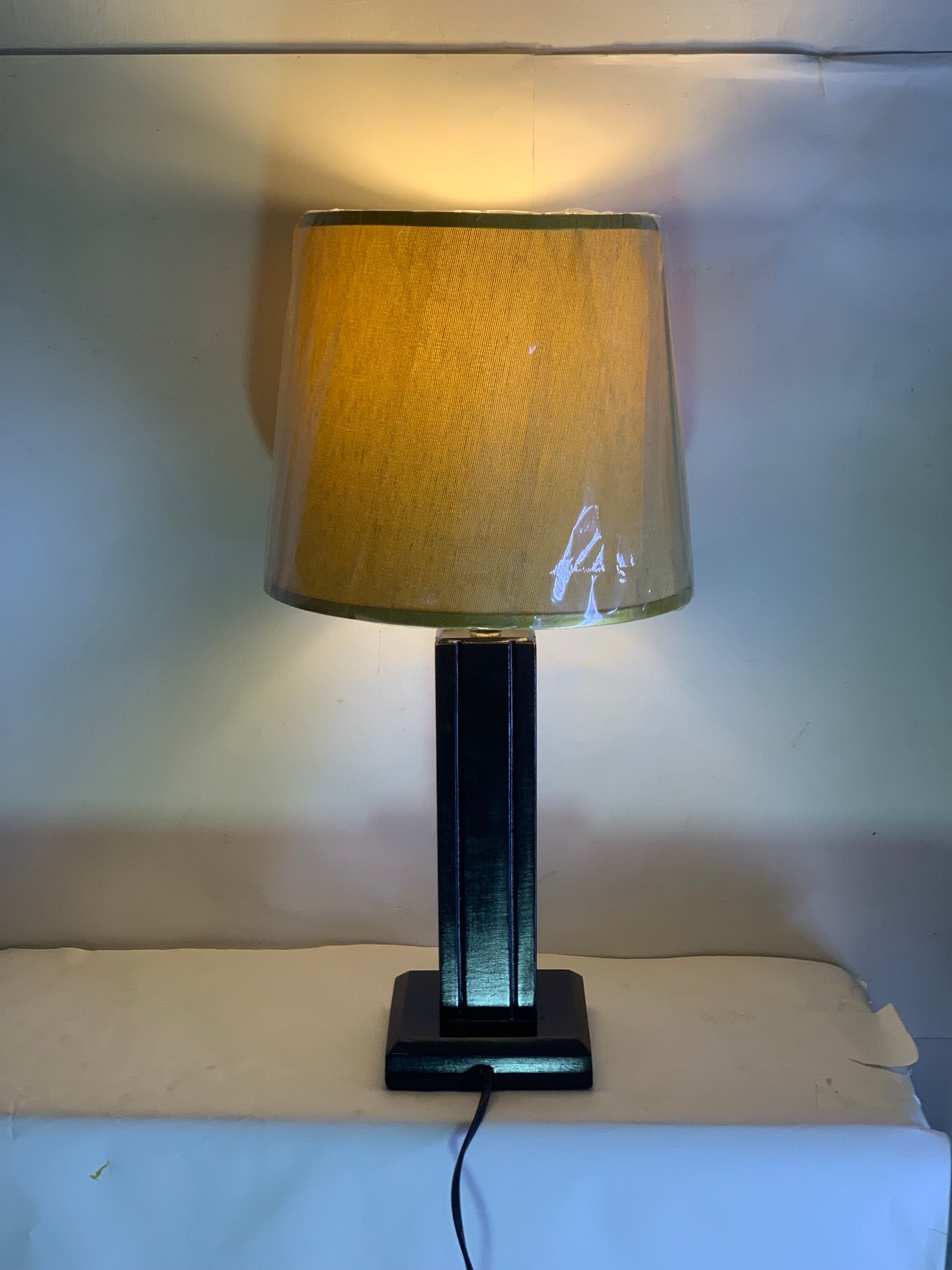 SKU : 032- Wood Pillar Table Lamp