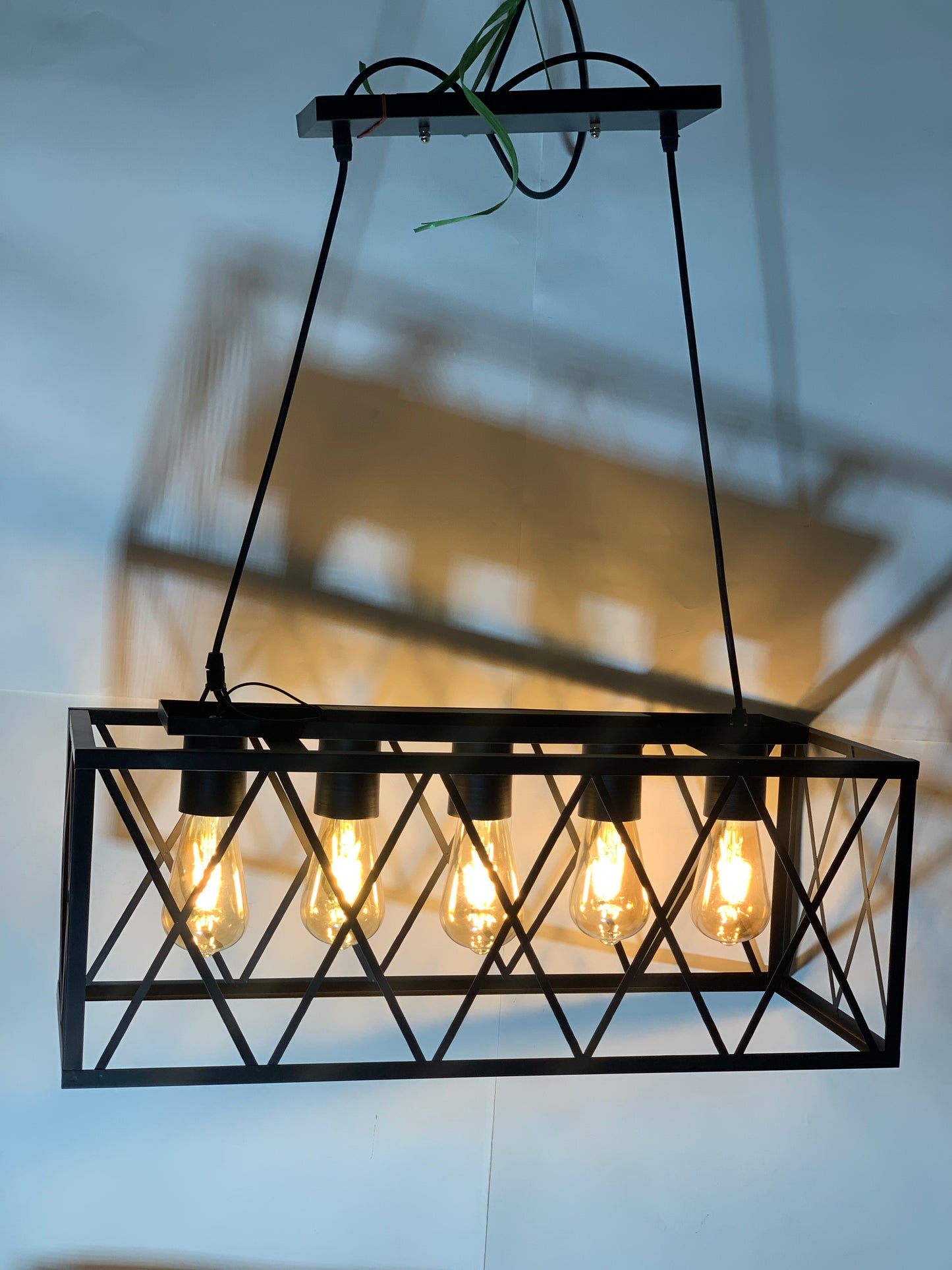 SKU: 302- Metallic 5 holders Hanging Light