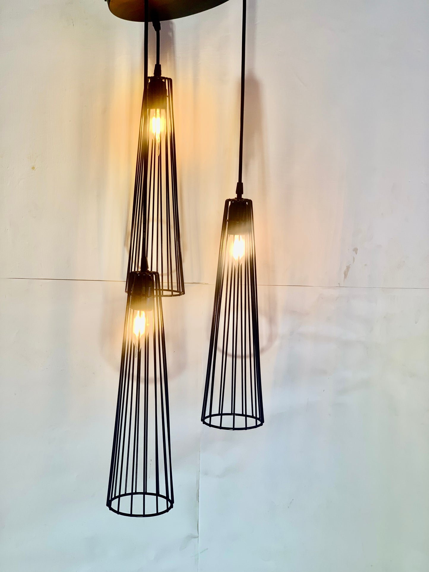 SKU: 301- Metallic Wire Cone Hanging Light