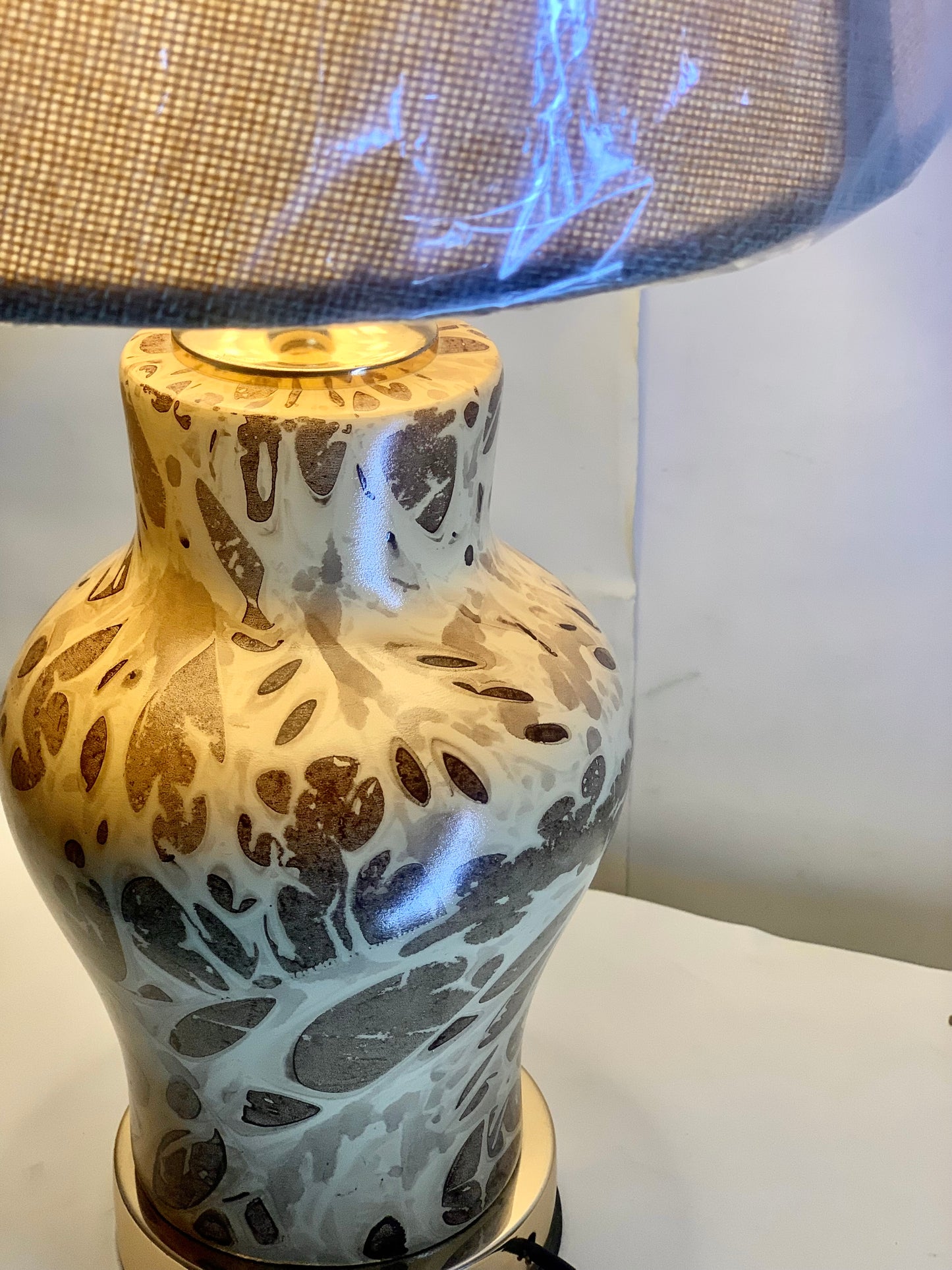 SKU : 026 -Ceramic Medium size Spotted Table lamps