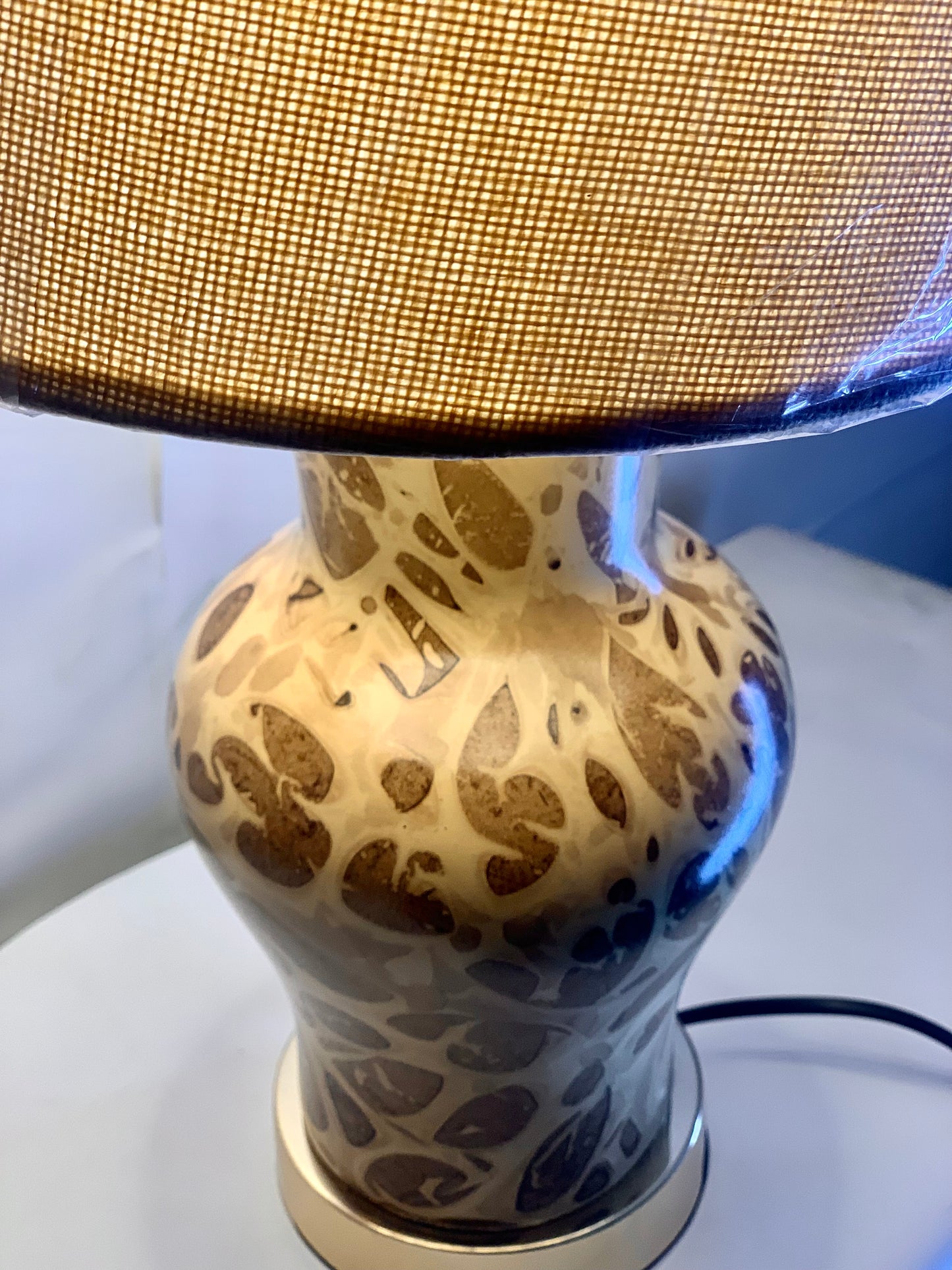 SKU : 026 -Ceramic Medium size Spotted Table lamps