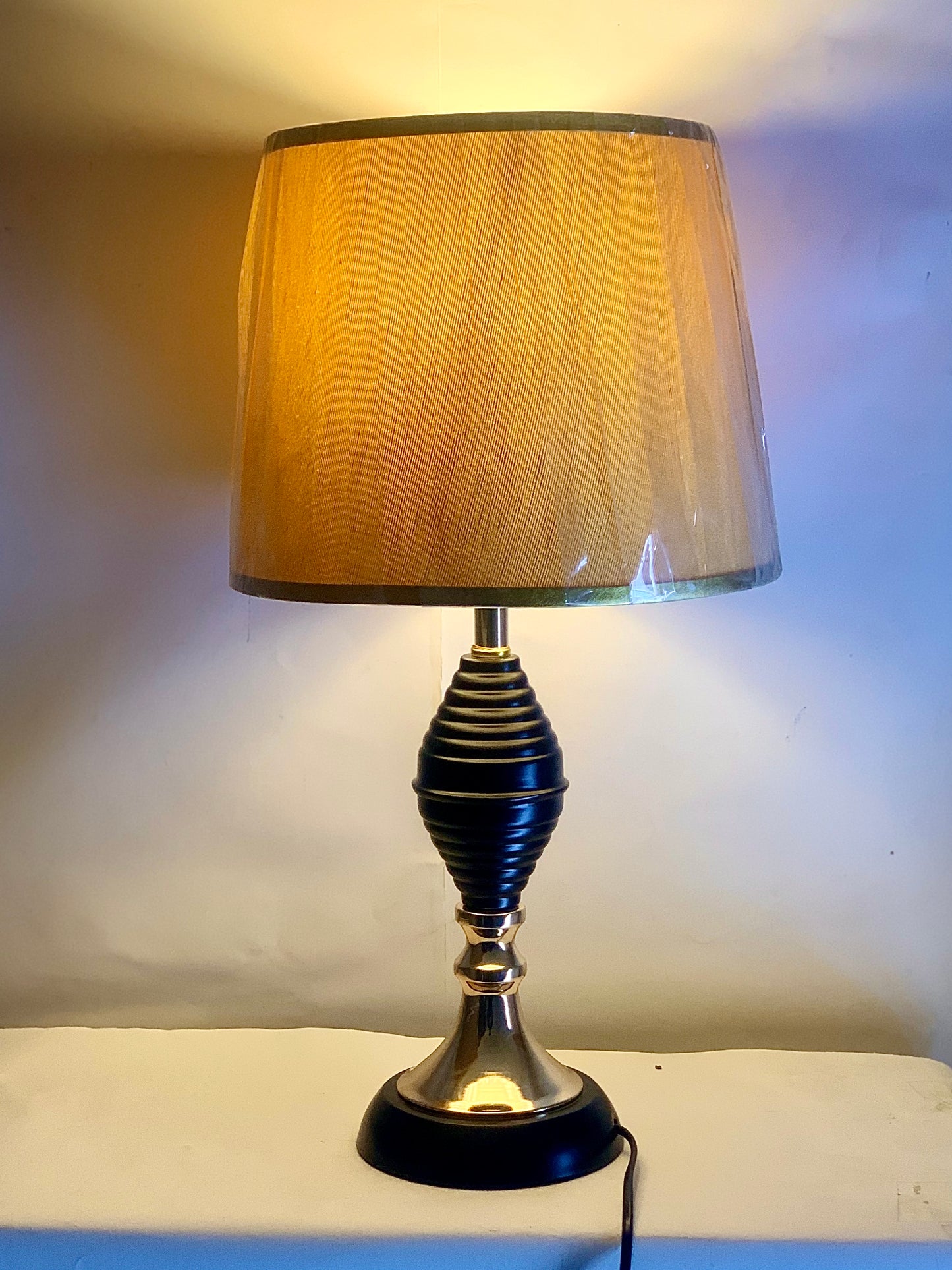 SKU : 025 -Elegant Golden and Black Metallic Table lamps