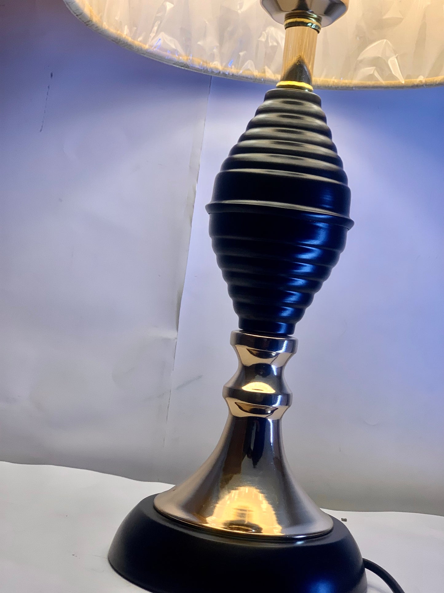 SKU : 025 -Elegant Golden and Black Metallic Table lamps