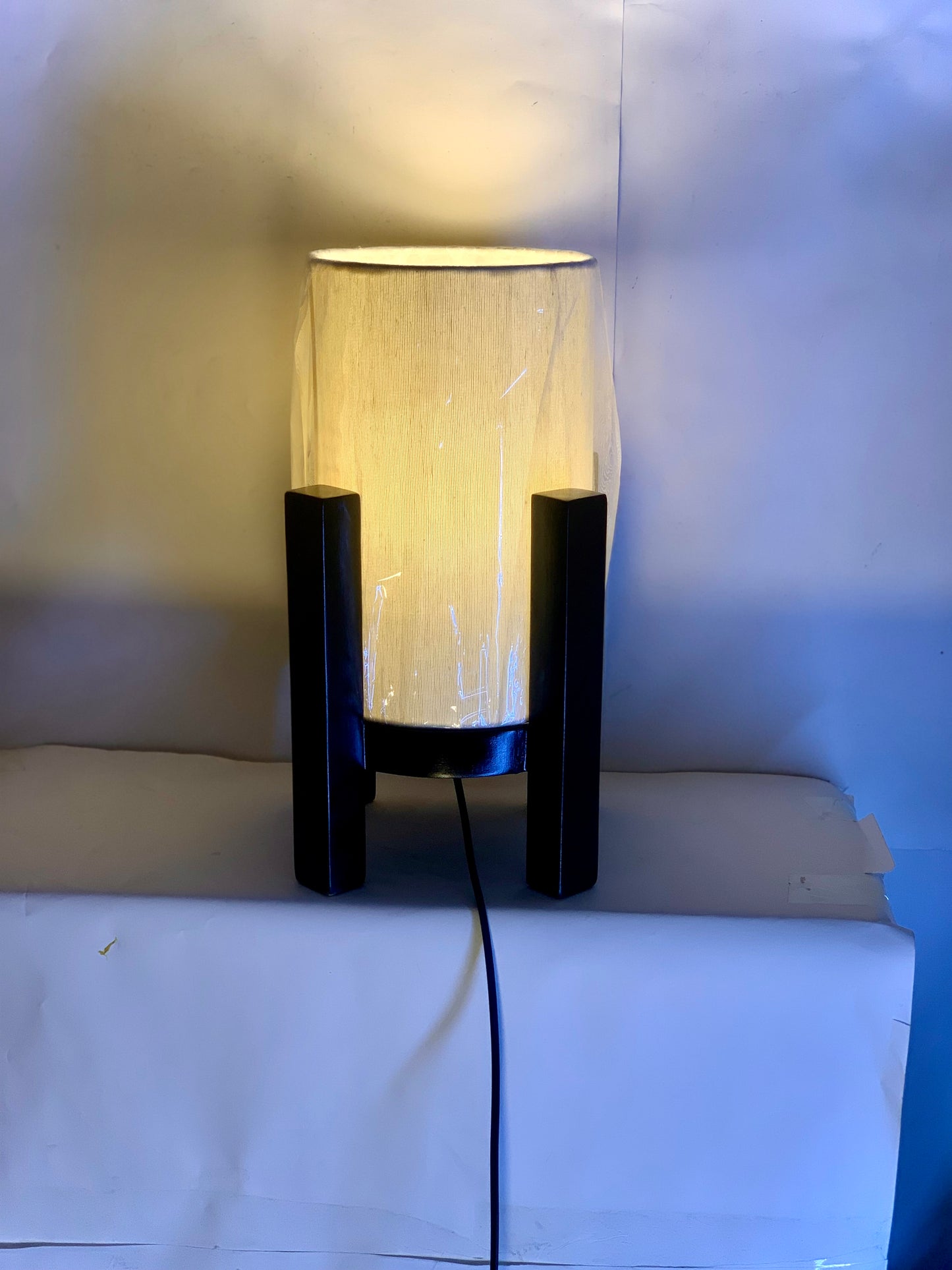 SKU : 008 - Wooden 'H' Lamp (Pair)