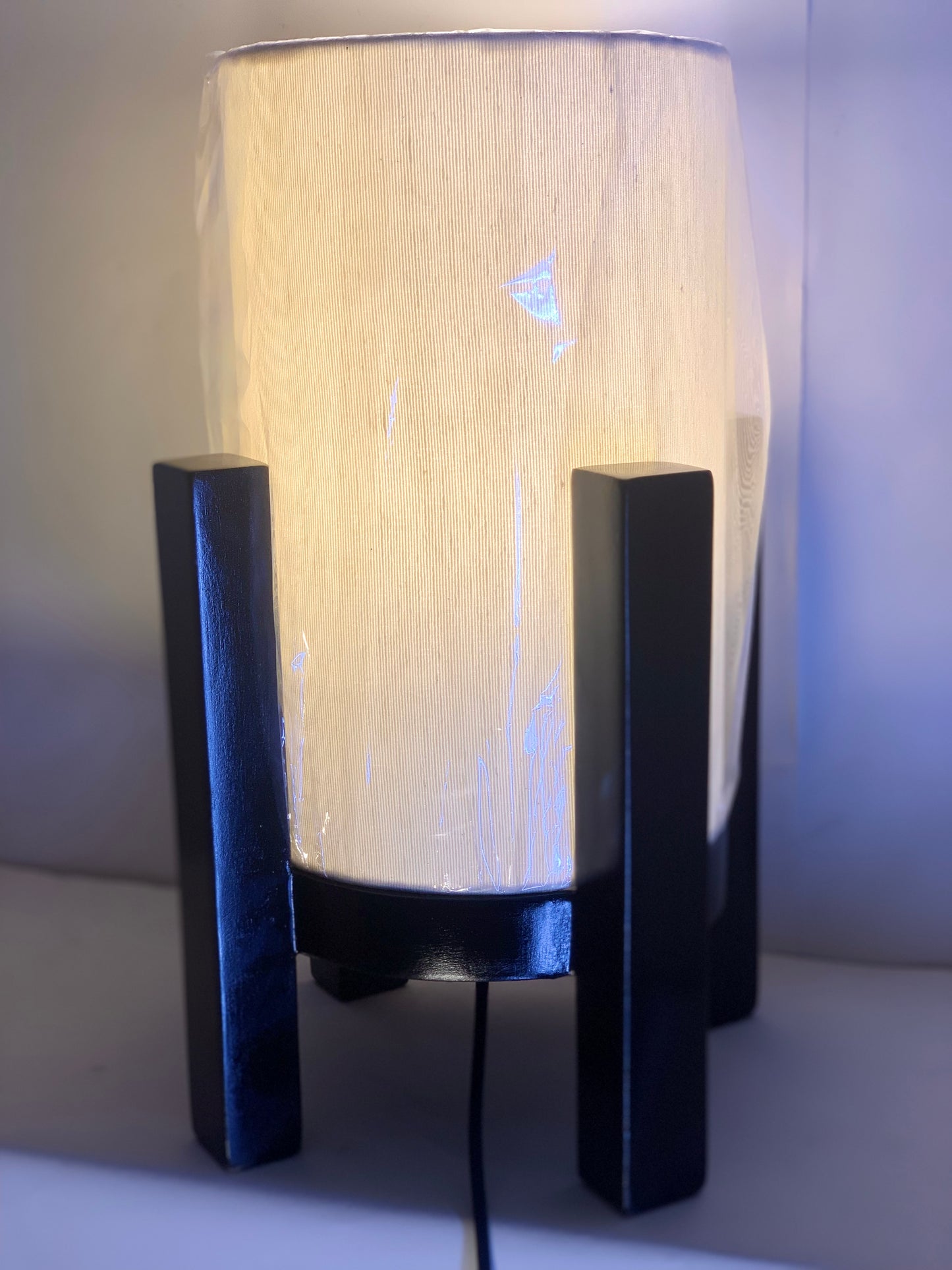 SKU : 008 - Wooden 'H' Lamp (Pair)