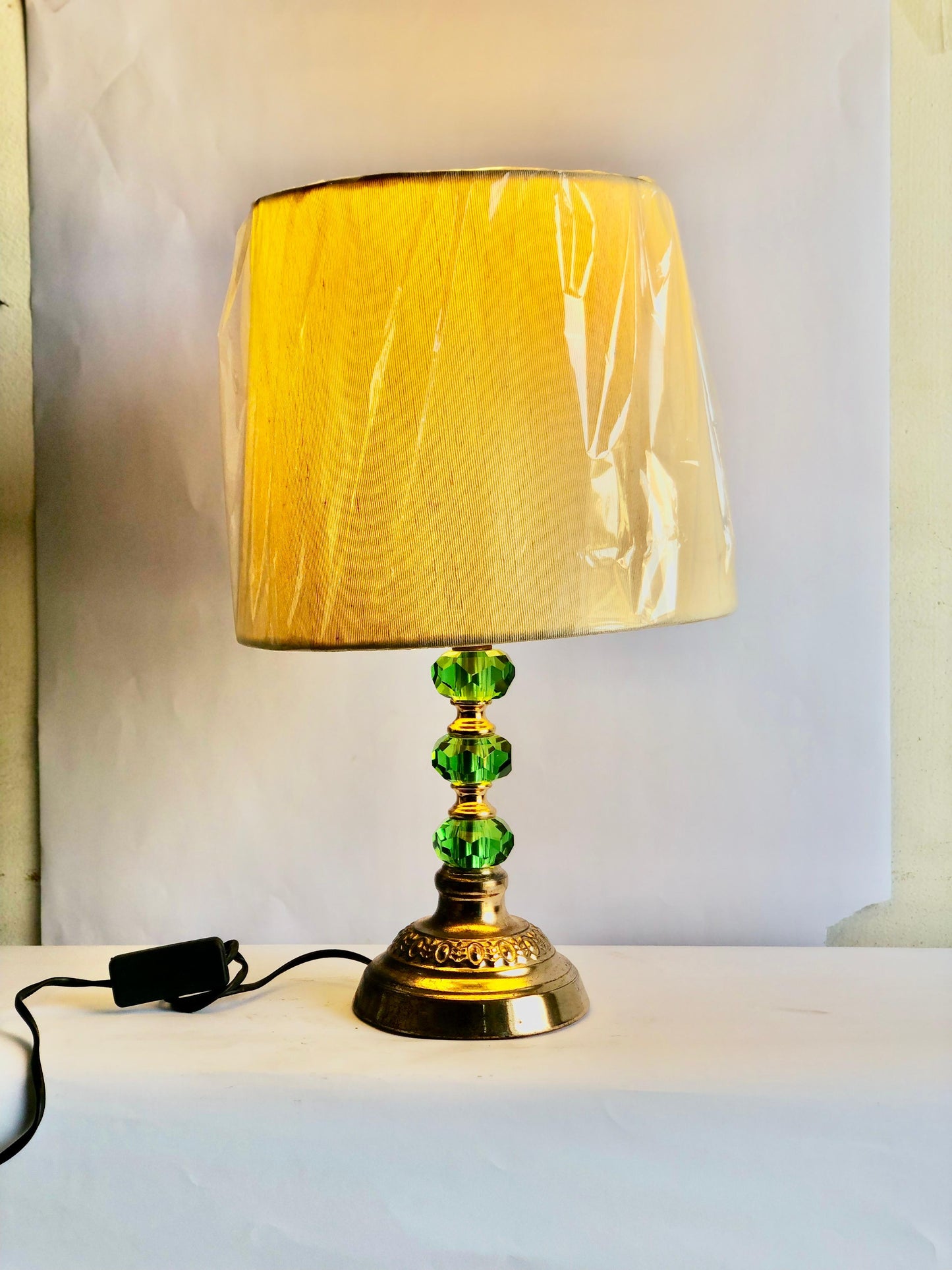 ⚡ Mega Table Lamps Sale - Up to 60% OFF - Green Crystal Small size Table lamp (Pair)⚡