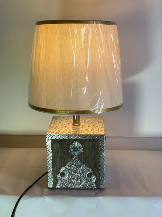 SKU : 021 -Handmade Silver Box Table lamps