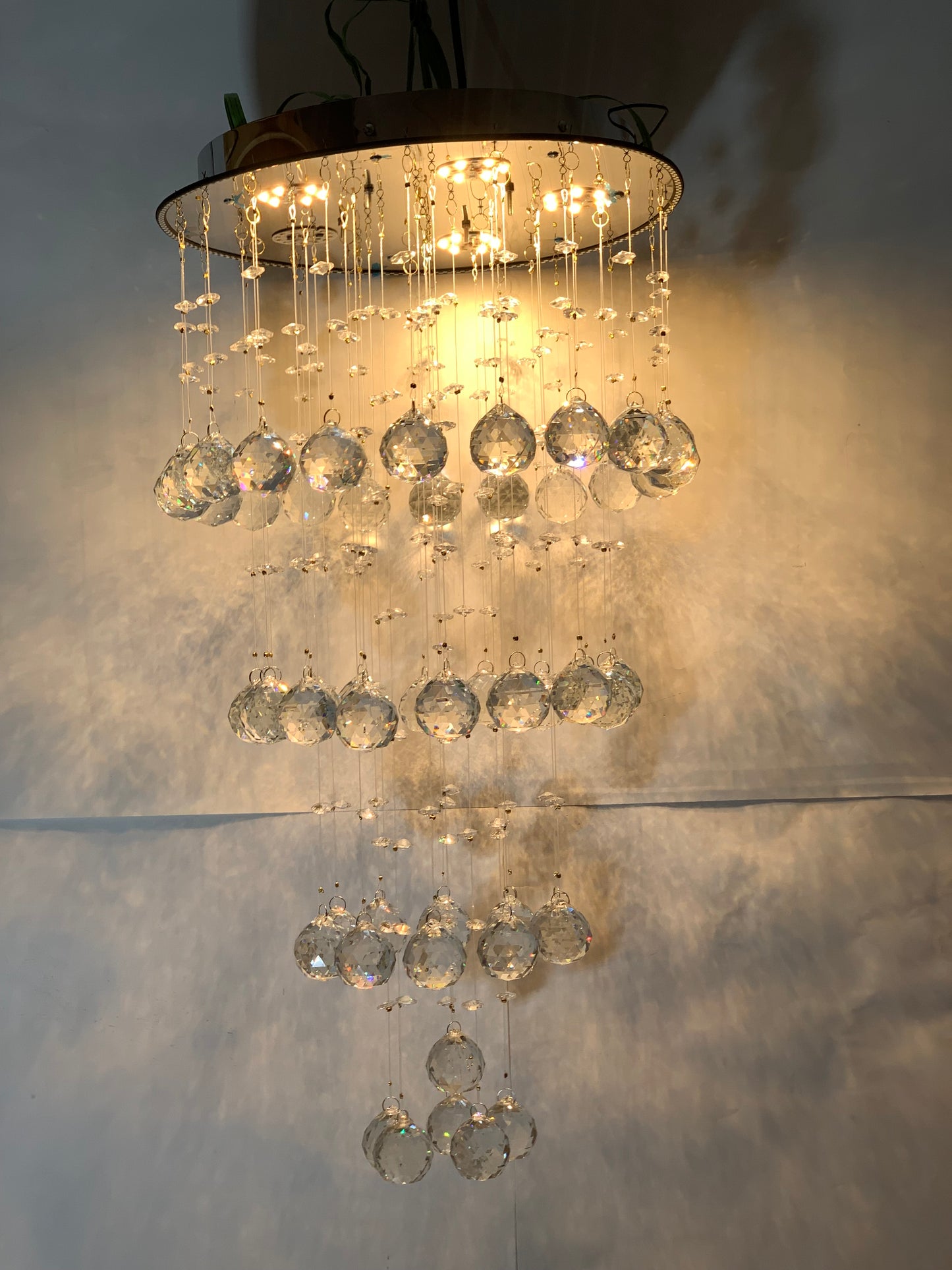 SKU: 333-Silver Chandelier with 3 colors