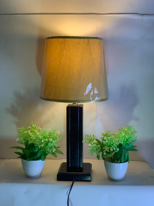 SKU : 032- Wood Pillar Table Lamp