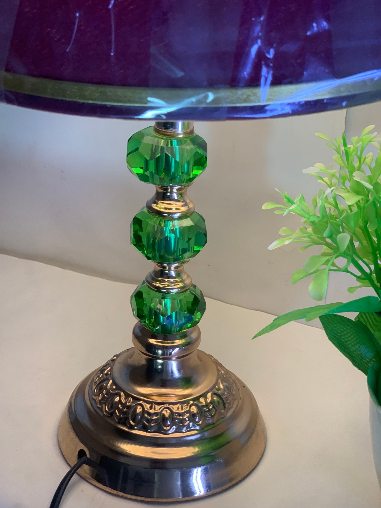 SKU : 030- Triple Crystal Table Lamp