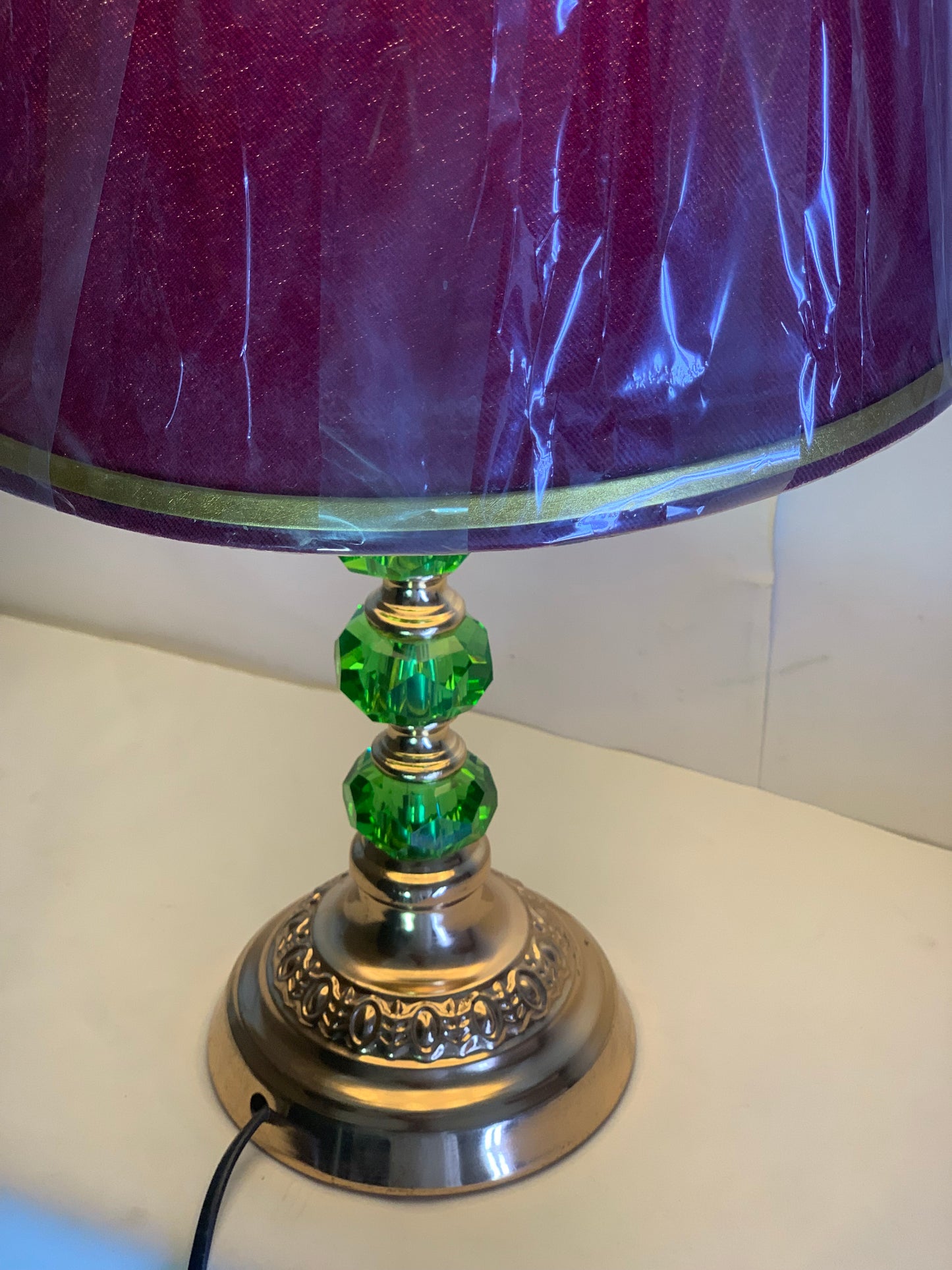 SKU : 030- Triple Crystal Table Lamp