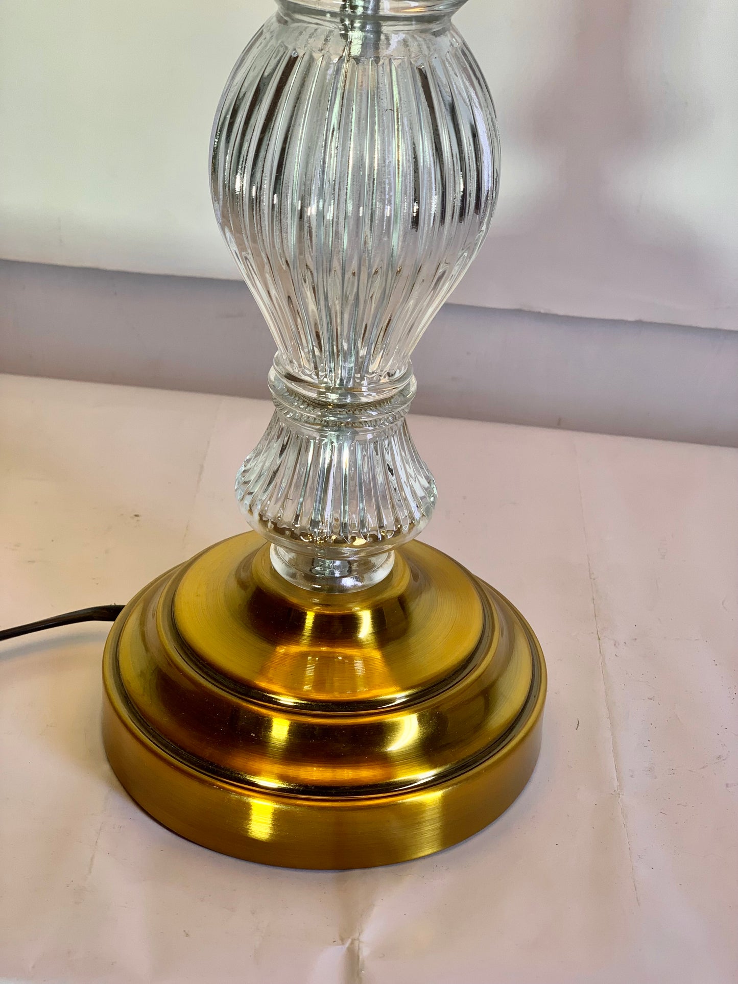 SKU : 012 - Elegant Crystal Glass Table lamp