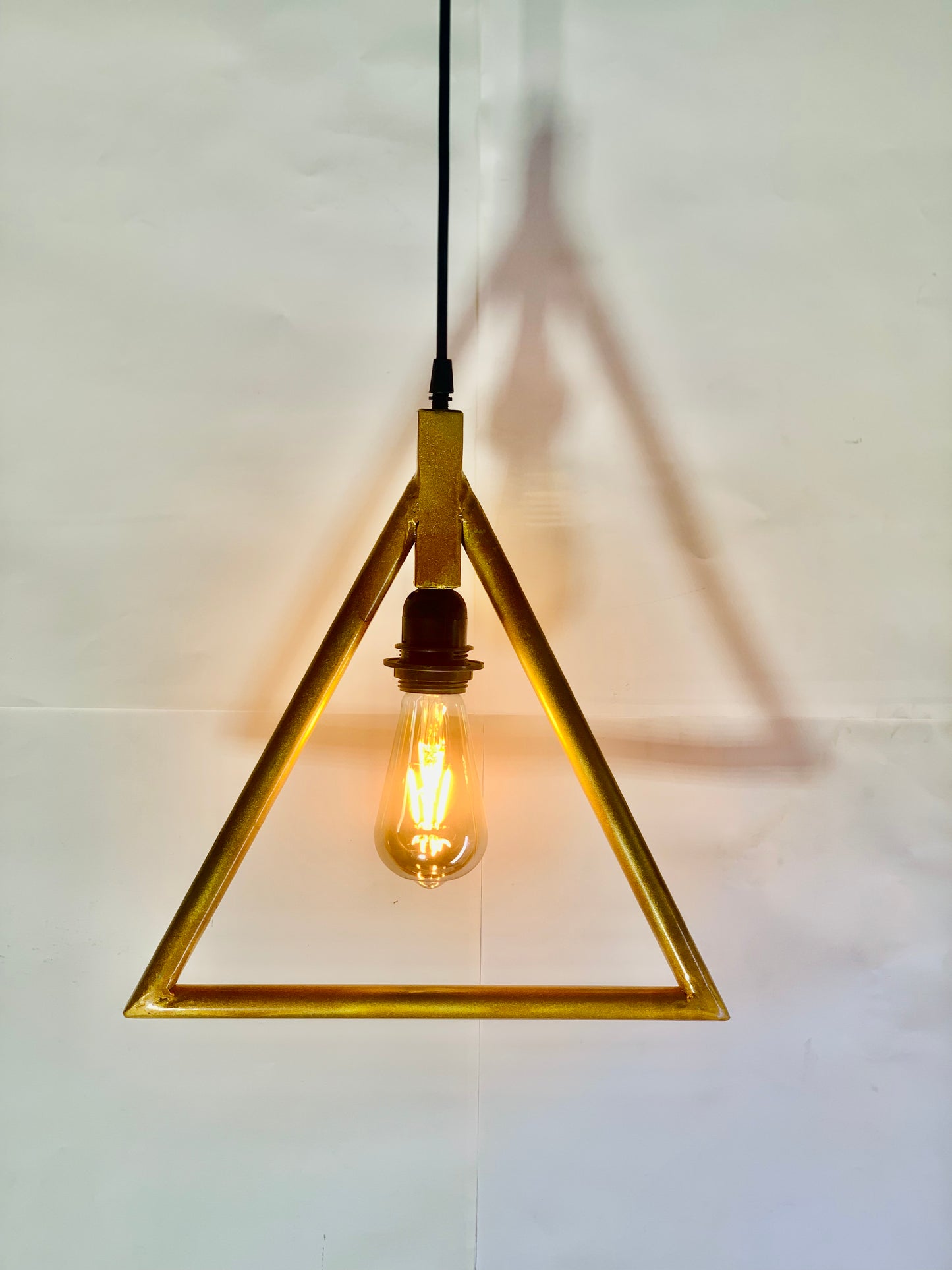 SKU: 317- Triangle Golden metallic Hanging light