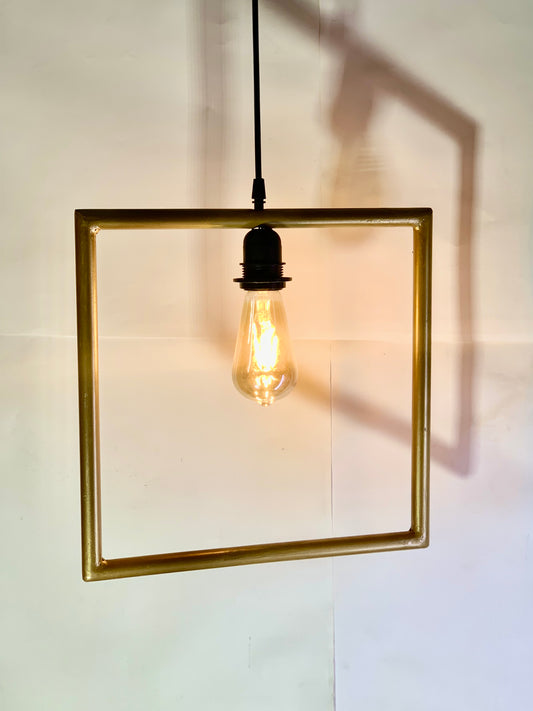 SKU: 316- Square Golden metallic Hanging light