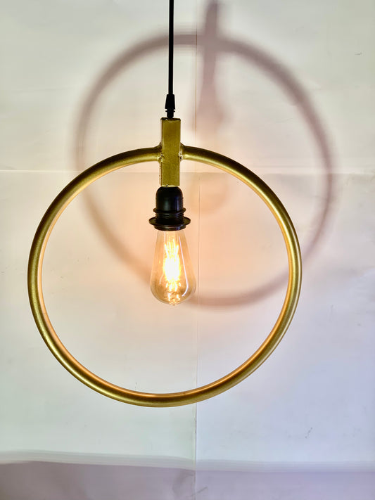SKU: 318- Circle Golden metallic Hanging light