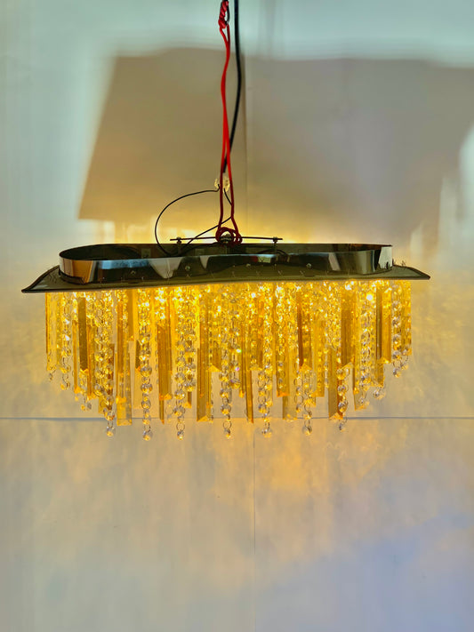 SKU: 323-Ceiling crystal chandelier golden