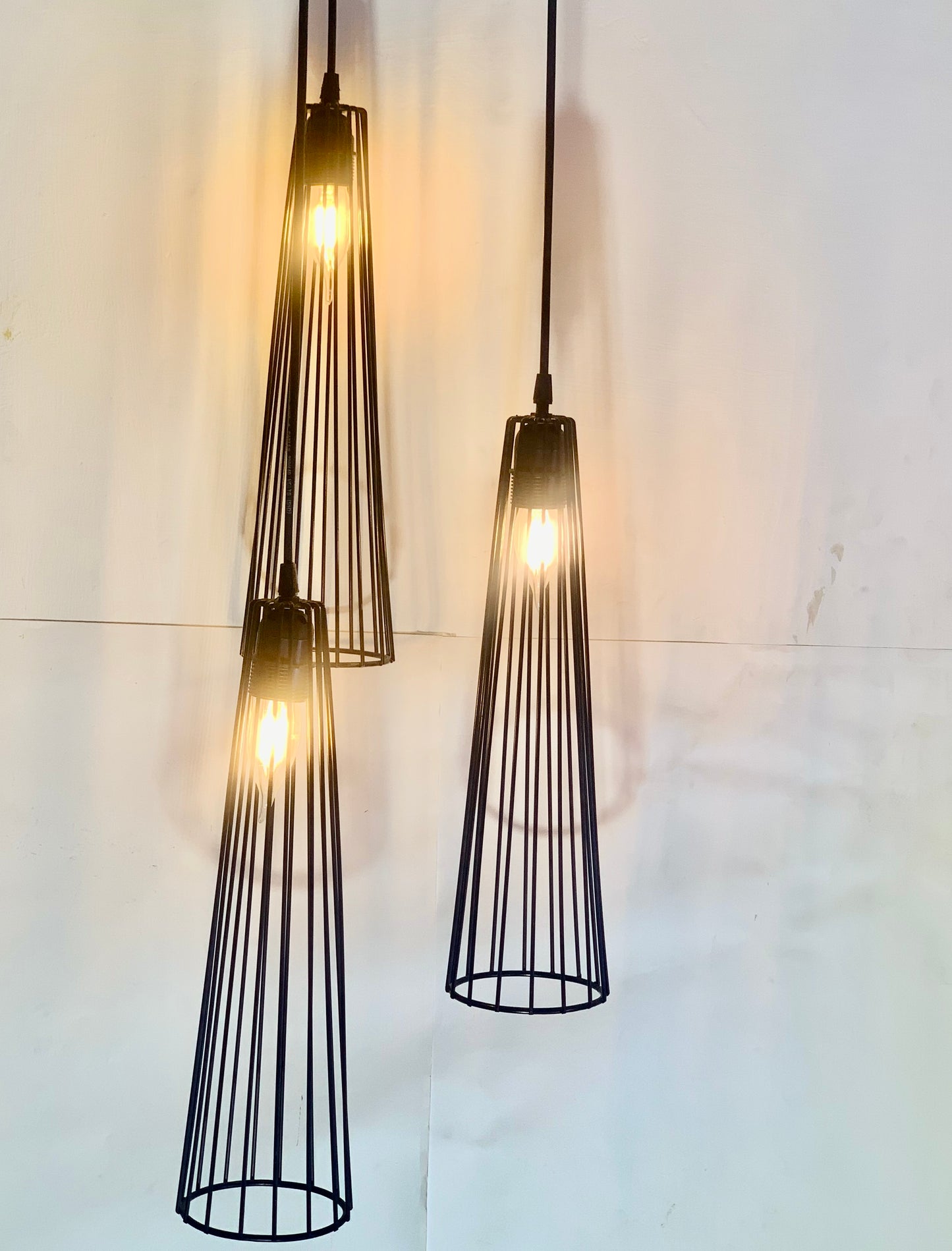 SKU: 301- Metallic Wire Cone Hanging Light