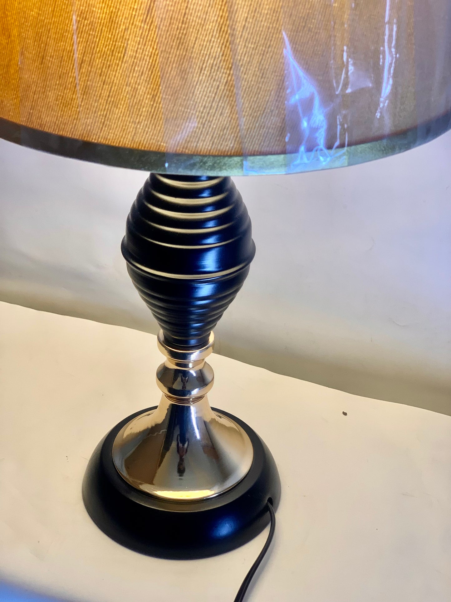 SKU : 025 -Elegant Golden and Black Metallic Table lamps