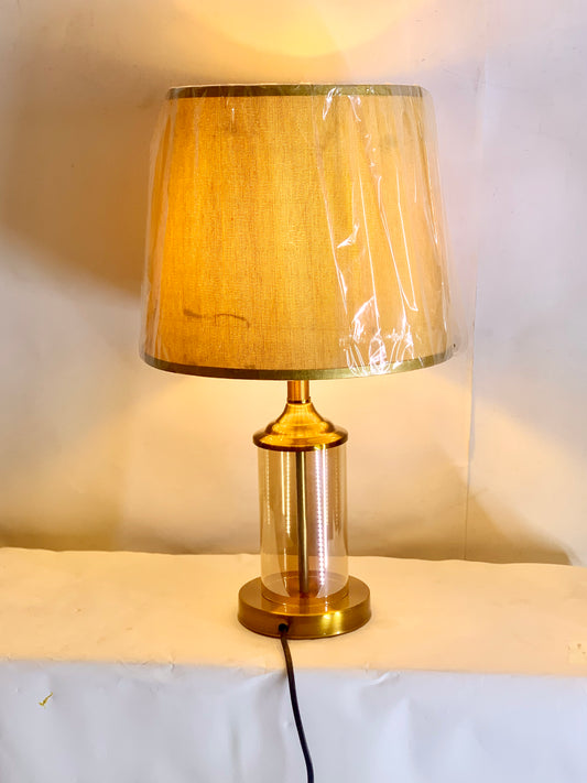 SKU : 014 -Luxurious Golden color  Metallic  glass Table lamps
