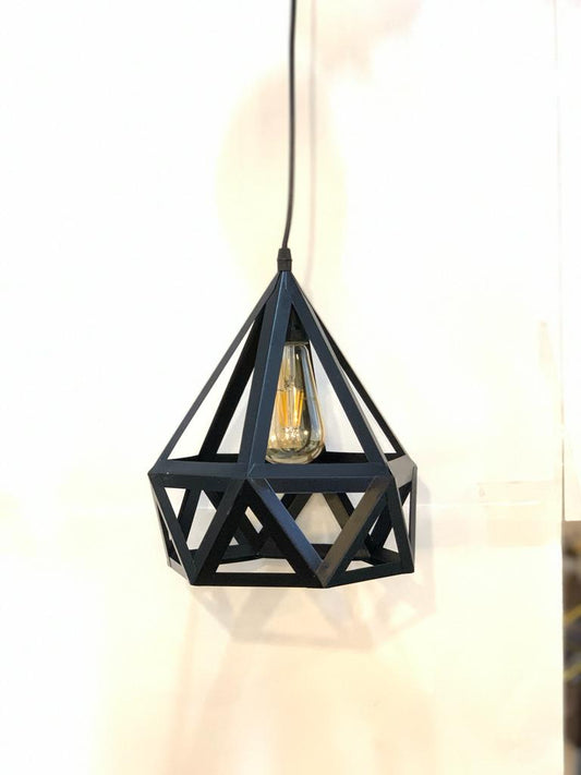 SKU: 315- Diamond small metallic Hanging light