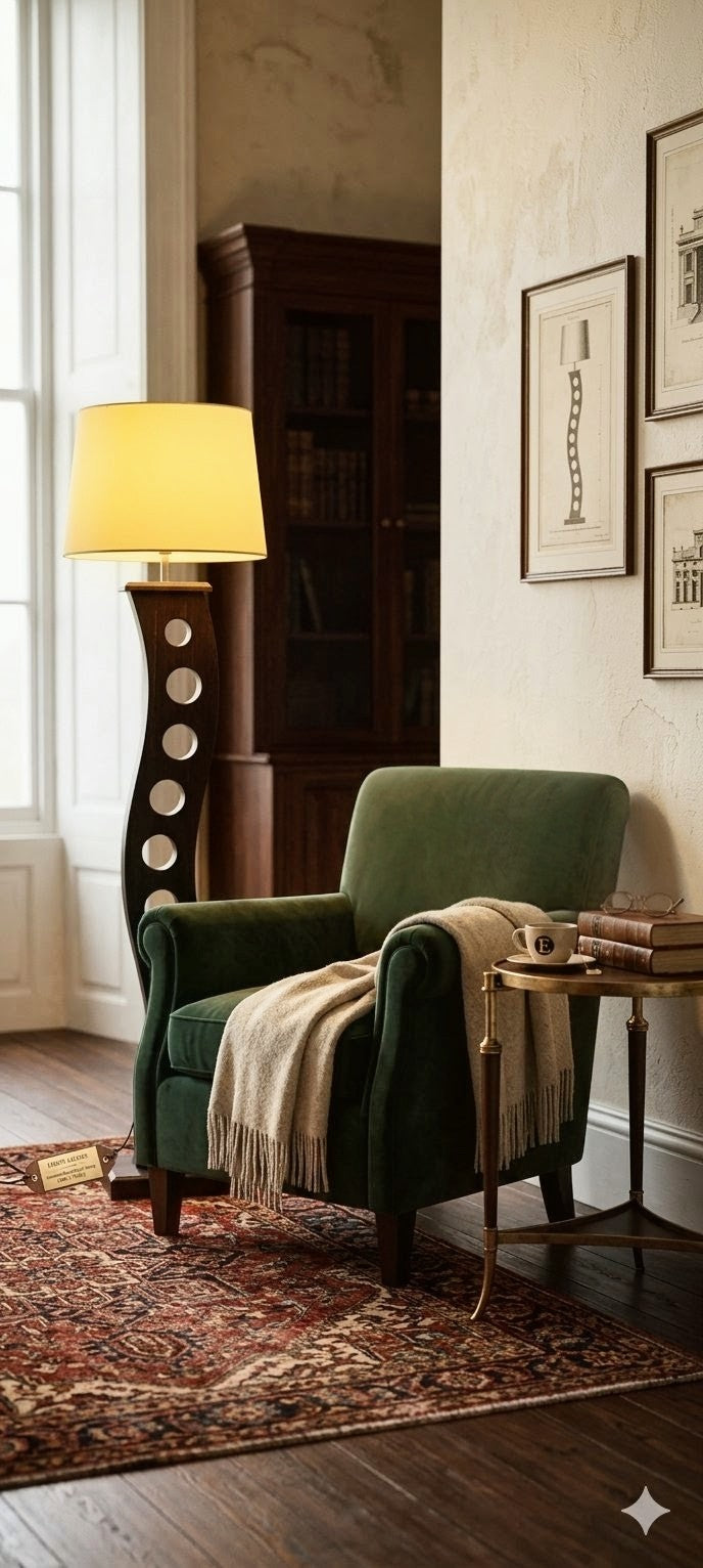 SKU : 120(b) - LuminaHoop Floor lamp