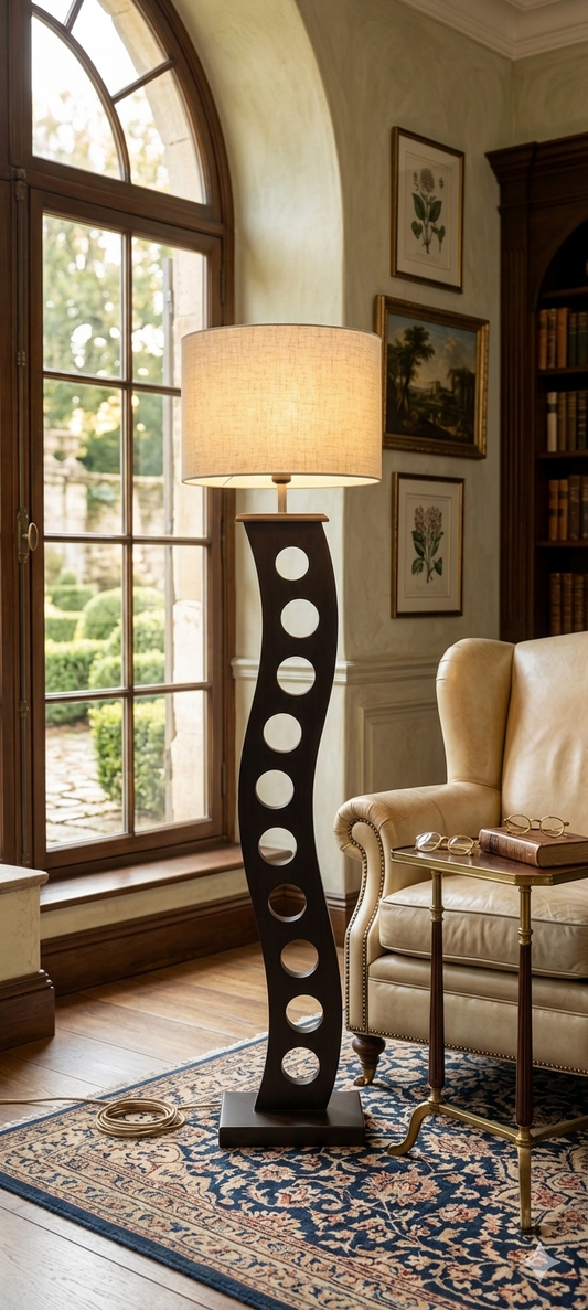 SKU : 120(b) - LuminaHoop Floor lamp
